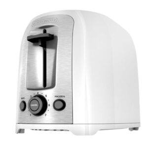 TOSTADOR BLACK&DECKER DE PAN BLANCO 2 REBANADAS BD-TR1278W