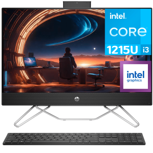 ALL IN ONE HP 24CB1029LA CORE I3 1215U/8GB RAM-512GB SSD 23.8PULG NEGRO