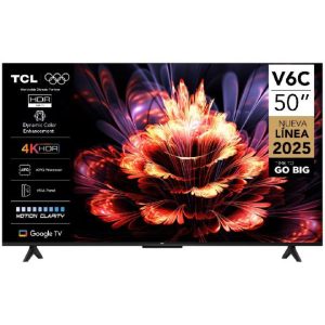 TELEVISOR TCL 50PULG GOOGLE TV 4K 50V6C CBU – 7T10984A