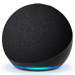 PARLANTE SMART AMAZON B09B8V1LZ3 /ECHO DOT 5TA. GEN./CON ALEXA/COLOR NEGRO/SENSOR TEMPERATURA