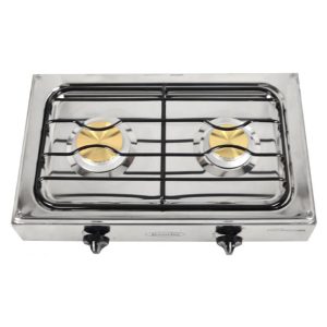 COCINETA KOMBO 2 QUEMADORES INOXIDABLE – KO-2Q001