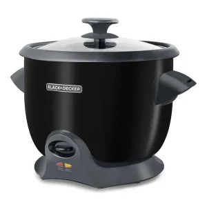 OLLA ARROCERA BLACK&DECKER MULTI USOS 28 TAZAS – TECNOLOGIA DURAGLIDE – NEGRA