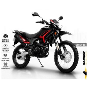 MOTOCICLETA RANGER 250GY-50 COLOR NEGRO AÑO 2026