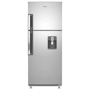 REFRIGERADORA WHIRLPOOL 279LTS WRW25CKTWW TOP MOUNT CON DISPENSADOR ACERO GALVANIZADO
