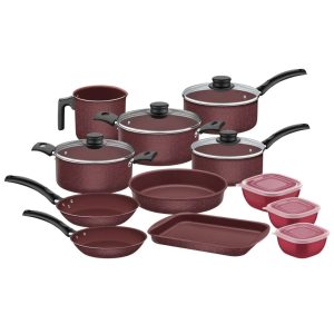 OLLA TRAMONTINA BATERIA ROJA X12 PZ.TURIM REF:27899 \ 490 563301