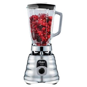 LICUADORA OSTER 700W 3VL 1.25 CLASICA MEX CROMADA BLST4655-013 + VASO TRITAM 600 ML BLSTAG9630011