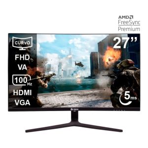 MONITOR TEROS TE-2731S 27PULG GAMMING 1920X1080 100HZ-1MS-VA-CURVO 5MS