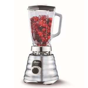 LICUADORA OSTER 700W 3VL 1.25 CLASICA MEX CROMADA BLST4655-013 + VASO TRITAM 600 ML BLSTAG9630011
