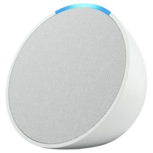 PARLANTE AMAZON ECHO POP B09ZXLRRHY COMPACTO / BLANCO/ ALEXA / WIFI 5 / BT / EERO