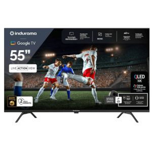 TELEVISOR INDURAMA 55PULG  55TISG4FQLED GOOGLE TV – TV MUNDIALISTA