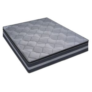 COLCHON CONTINENTAL DE LUJO NON FLIP GRIS 160X200X030 2 1/2 PLAZAS