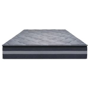 COLCHON CONTINENTAL DE LUJO NON FLIP GRIS 160X200X030 2 1/2 PLAZAS