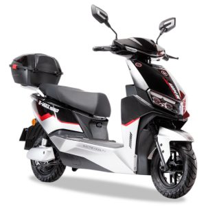 SCOOTER ELECTRICA SHINERAY E-MAX 1500WATT LEOPARD AÑO 2027 NEGRO/PROMO ROJO