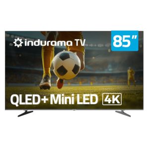 TELEVISOR INDURAMA 85PUL 85TIKIQMINLED QLED CON MINI LED GOOGLE TV