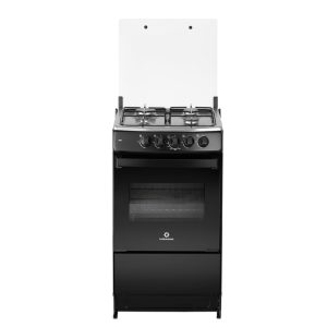 COCINA INDURAMA BARI A GAS SPAZIO PLUS 4 QUEMADORES 20PULG – NEGRO