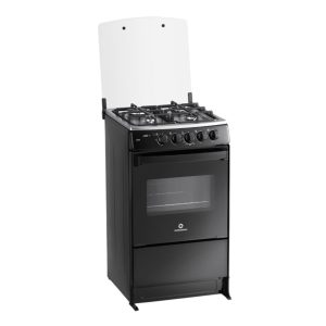 COCINA INDURAMA A GAS ALTEA SPAZIO PLUS 4 QUEMADORES 20PULG NEGRO – 30001891